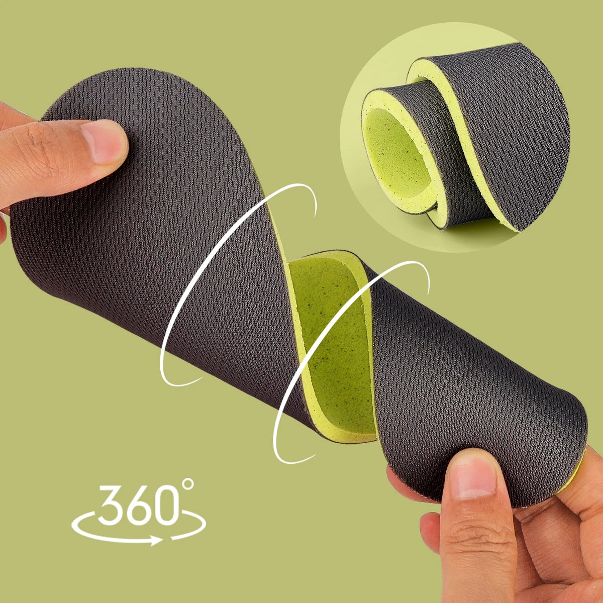 Memory Foam Sport Insoles Shock