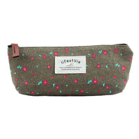 School Supplies Kawaii Fabric Student Makeup Bag Cosmetic Bag Pencil Bag Zipper Pouch Pencil Case Pen Bags