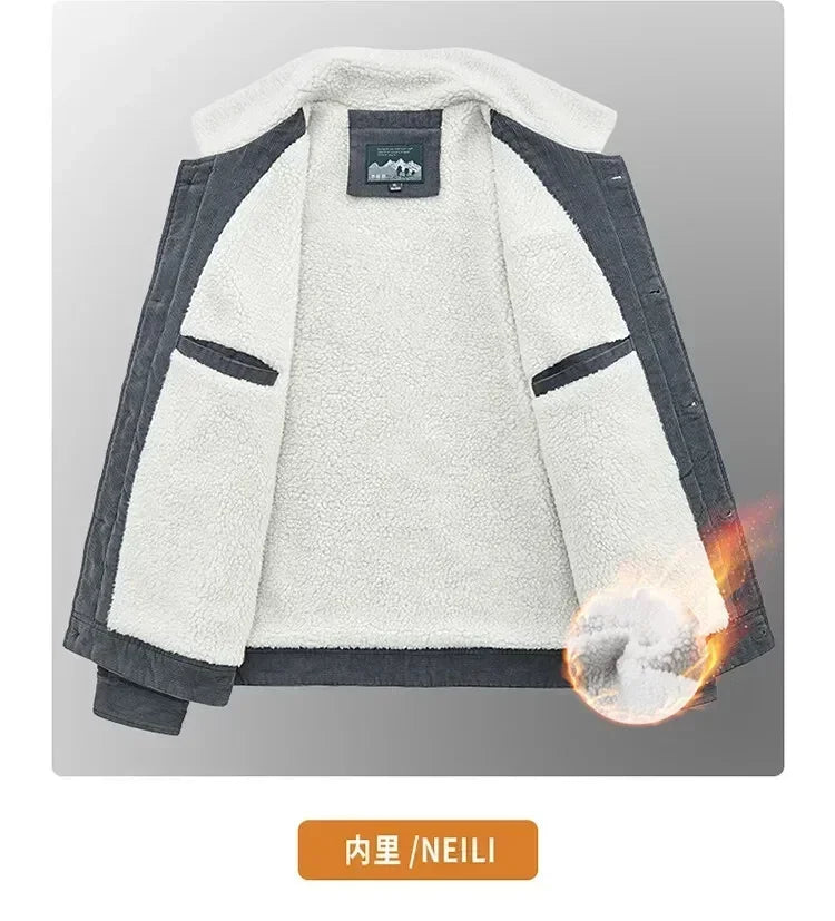 Men’s Tactical Military Windbreaker – Winter Fleece Jacket