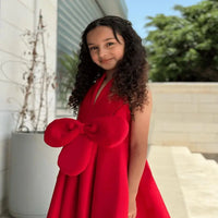 Summer Sleeveless Ball Gown Children Host Piano Performance Birthday Party Flower Girl Dresses A4080 Para Niñas Ropa Para Niña