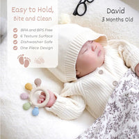 Erduo Silicone Baby Teether – Safe Sensory Chew Toy