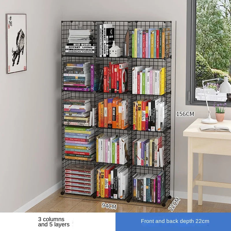 Floating Bookshelf Bookcase for Home & Office Storage