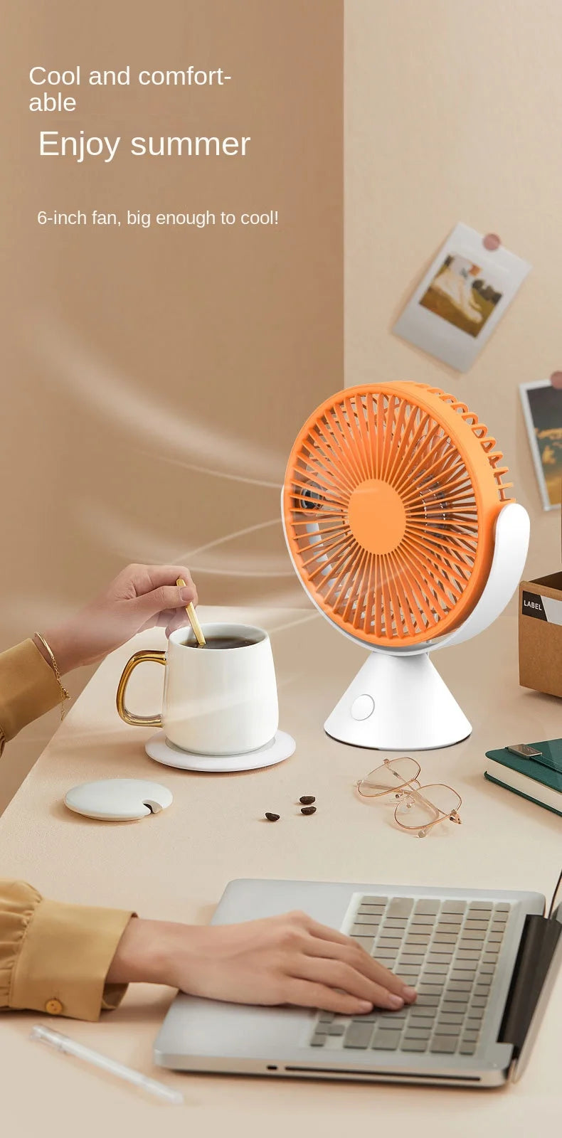 Xiaomi Desk Fan New Smart Home Portable Cooling Fan Can Hanging Upright Fan Usb Brushless Turbine Mini Portable Air Conditioner