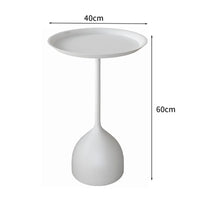 Simple Modern Wrought Iron Coffee Table Living Room Household Round Coffee Table Combination Creative Small Apartment Side Table