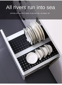 Adjustable Kitchen Sink Dish Drying & Storage Rack