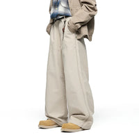 Men’s Wide-Leg Street Style Work Pants Autumn 2025
