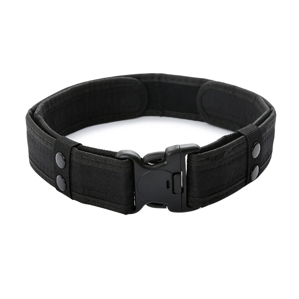 Men’s Tactical Combat Belt – Quick Release Canvas Strap