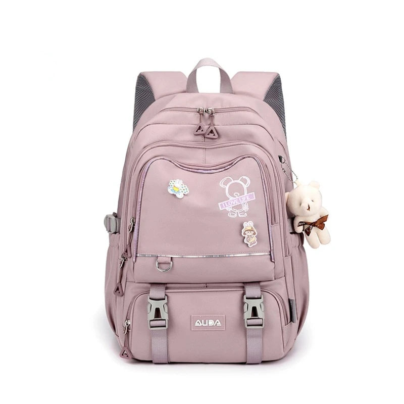 Children School Bags For Girls Large Schoolbag Kawaii Primary School Backpack Kids Book Bag Waterproof Laptop Travel Rucksack