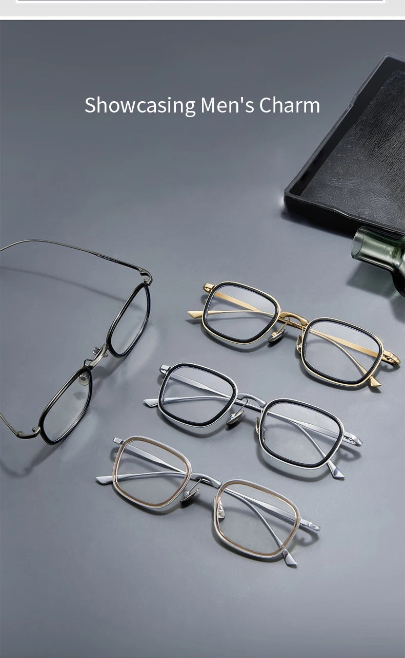 Titanium Eyeglass Frames – Ultra-Light Retro