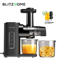 Blitzhome BH-JC01 Cold Press Juicer Slow Masticating