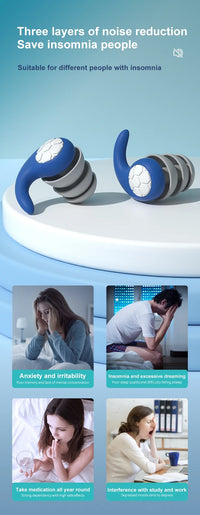 Soft Silicone Earplugs – Noise Canceling & Waterproof,