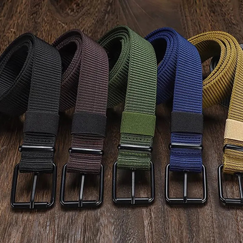 Canvas Pin Buckle Eyelet Belt Casual