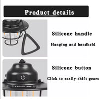 Outdoor Home Camping Light Retro Camping Light Camping Light Lighting Decorative Lights Multicolour