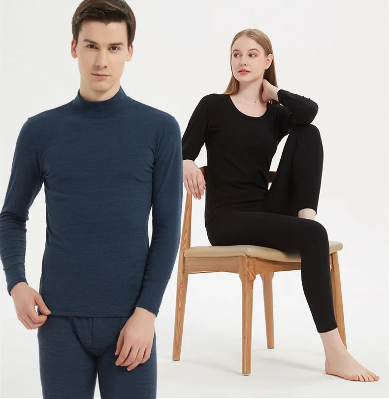 Men’s Winter Thermal Underwear Set – Warm Tops & Pants