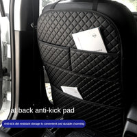 Car Anti-Kick Pad Universal Leather Seat Back Protector
