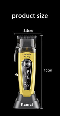 Professional Hair Clipper 11500 RPM Rechargeable KM-90-4