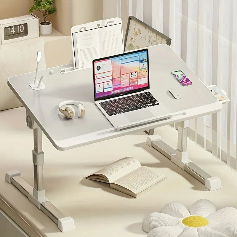 Adjustable Folding Laptop Desk – Bed & Floor Use