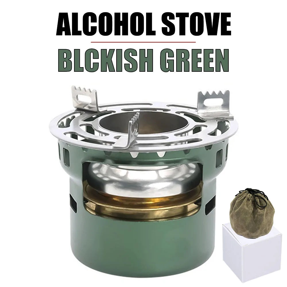 Portable Mini Alcohol Stove Outdoor Camping Barbecue Burner