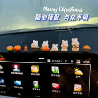 Cute Bunny Car Interior Accessory Console Decoration