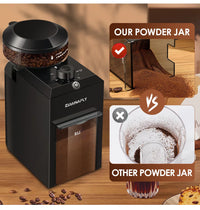 Electric Burr Coffee Grinder – 28 Settings, 2–12 Cups