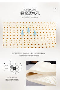 Thailand 100% natural latex mattress massage luxury mat tatami antibacterial home mattress King Queen Twin Full Size