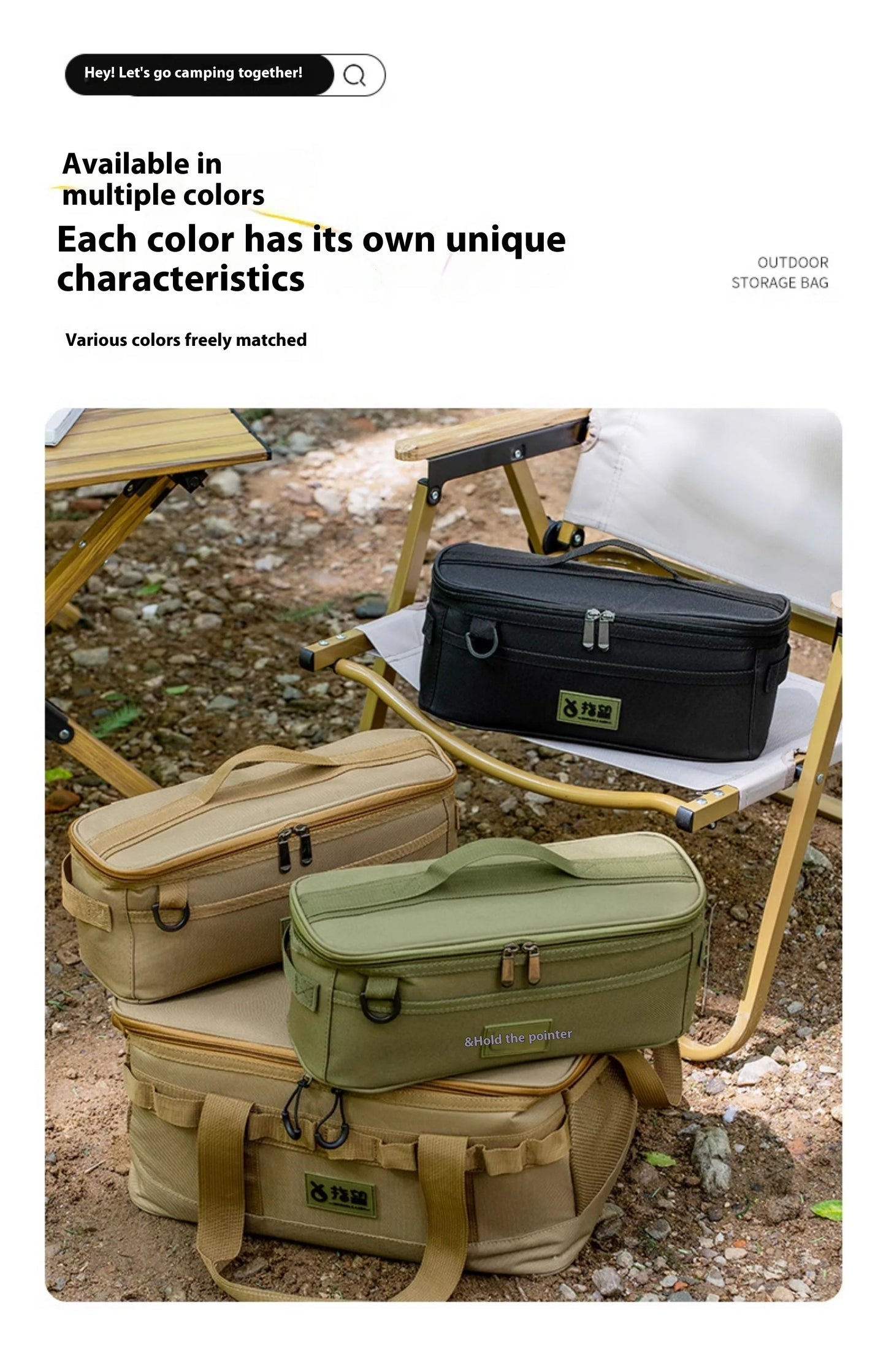 Outdoor Camping Storage Bag – Multi-Functional Organizer