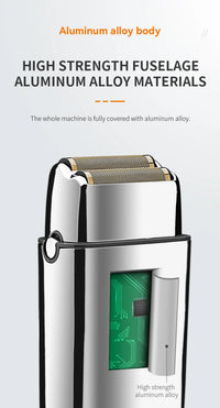 TX5 Pro Metal Electric Shaver for Men – Rechargeable Razor