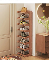 Shoe rack, home dormitory corner, small narrow style, multi-layer storage rack, entrance door, rental shoe cabinet