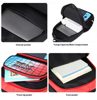 Back To School Game Console Pattern DIY School Bags for Primary and Secondary Students Lunch Bag Shoulder Bags Three Sets