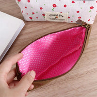 School Supplies Kawaii Fabric Student Makeup Bag Cosmetic Bag Pencil Bag Zipper Pouch Pencil Case Pen Bags