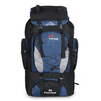 Men’s 80L Waterproof Hiking Camping Backpack