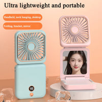 3-in-1 Mini Portable Neck & Handheld Fan with Power Bank