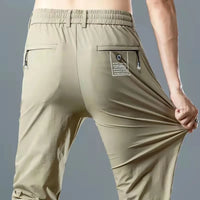 Men’s Ice Silk Stretch Business Casual Pants