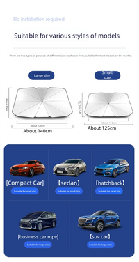 Car Sunshade Umbrella Front Windshield Heat Protector