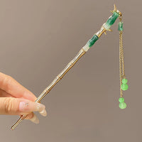 Chinese Style Bamboo Tassel Hairpin – Hanfu Headwear