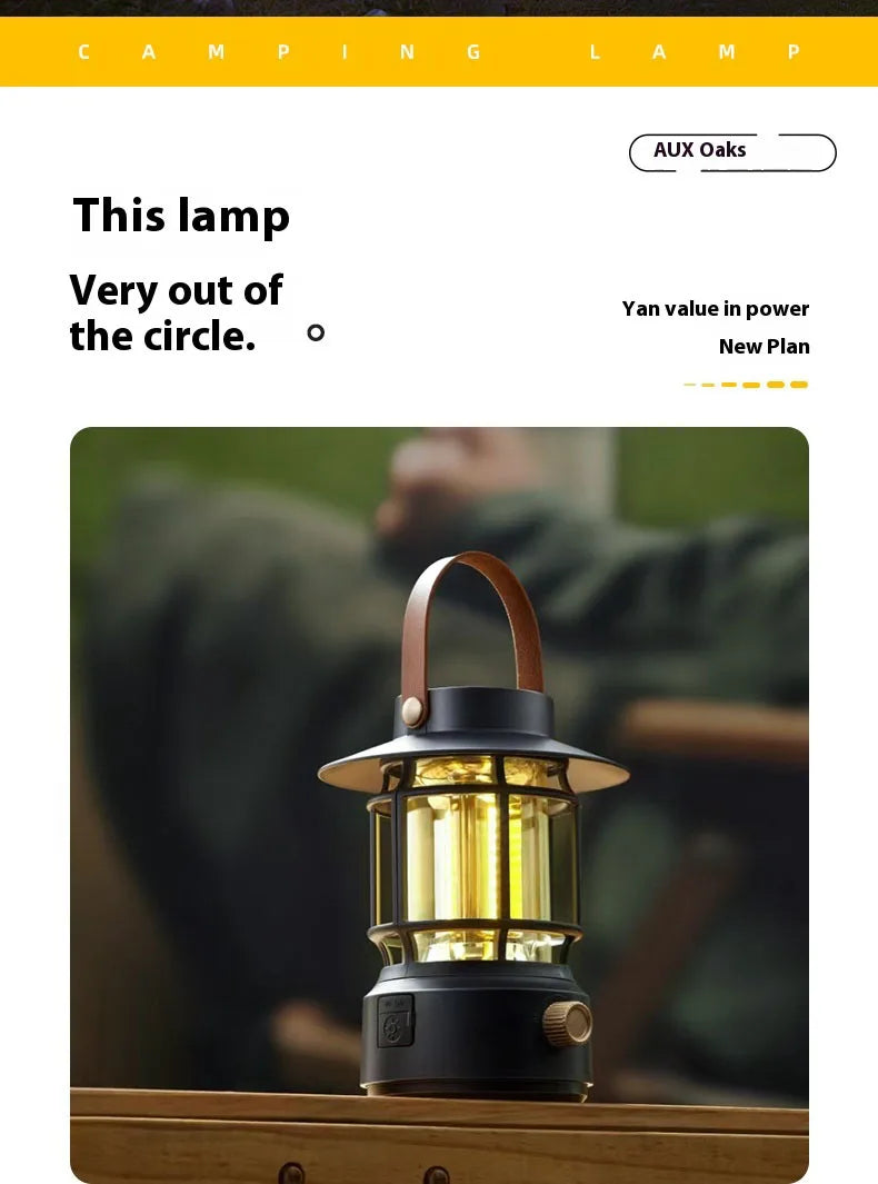 Lohascamping LED Retro Camping Lamp Rechargeable Light