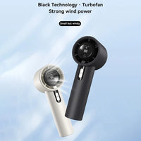 Xiaomi MIJIA Handheld High-speed Fan USB Charge Mini Portable 100 Speed Turbo Violent Small Outdoor Powerful Fan 3000mAh Battery