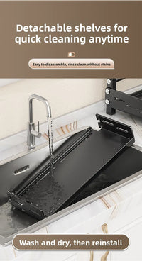 Multi-Layer Kitchen Storage Rack Carbon Steel for Spices and Tools