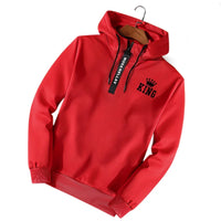 Men’s Half-Zip Casual Sweatshirt & Hoodie Set