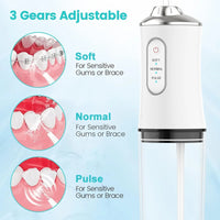 220ML Portable Oral Irrigator – USB Rechargeable Water Flosser