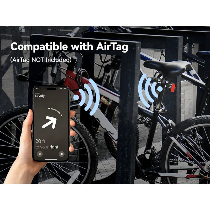 Bicycle Airtag Tracker Bracket Anti-theft Hidden Locator