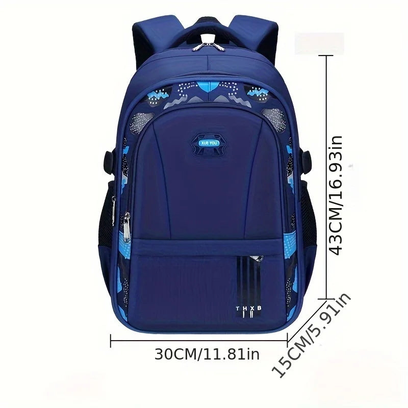 New Elementary School Students Schoolbag Boys 1-3-6 Grades 6-12 Years Old Lightweight Leisure CHILDREN'S Shoulder Bag Large Capa