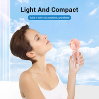 Portable Handheld Mist Fan USB Rechargeable Folding Hand Fan With Water Spray Mist Portable USB Mini Charging Fan Office Fan
