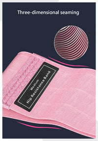 Resistance Bands for Legs & Hips – Fitness Cloth Expanders