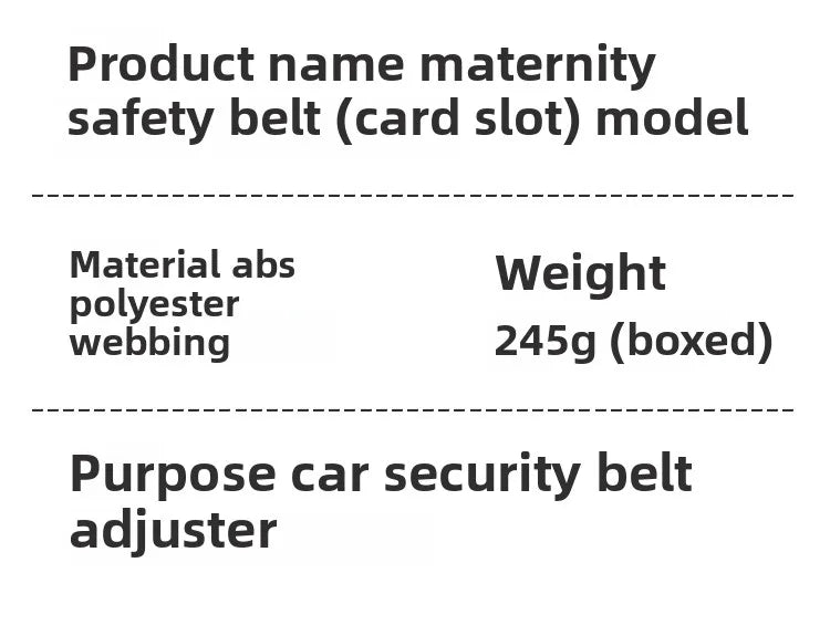 Pregnant women seat belt car special anti-belly products Pregnant driving co-pilot car anti-collision artifact