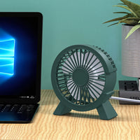 Portable USB Mini Fan – Silent Rechargeable Air Cooler