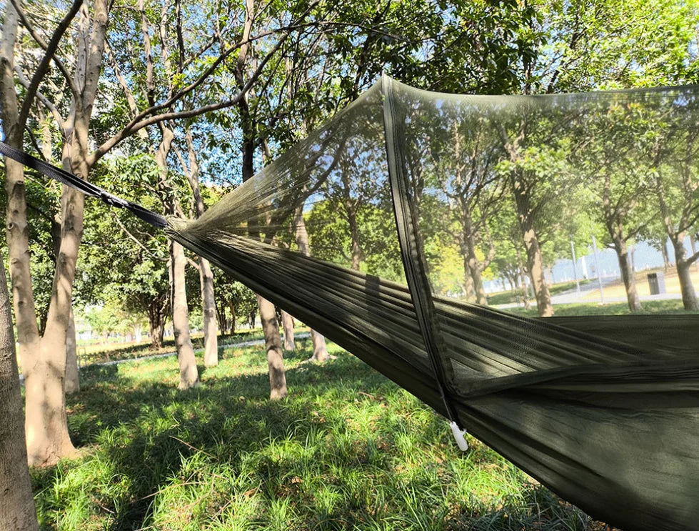 Camping Hammock with Mosquito Net Outdoor Garden Leisure