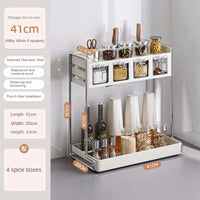 Multi-Functional Kitchen Seasoning & Storage Rack