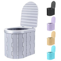 Portable Folding Camping Toilet – Wide Seat & High Load