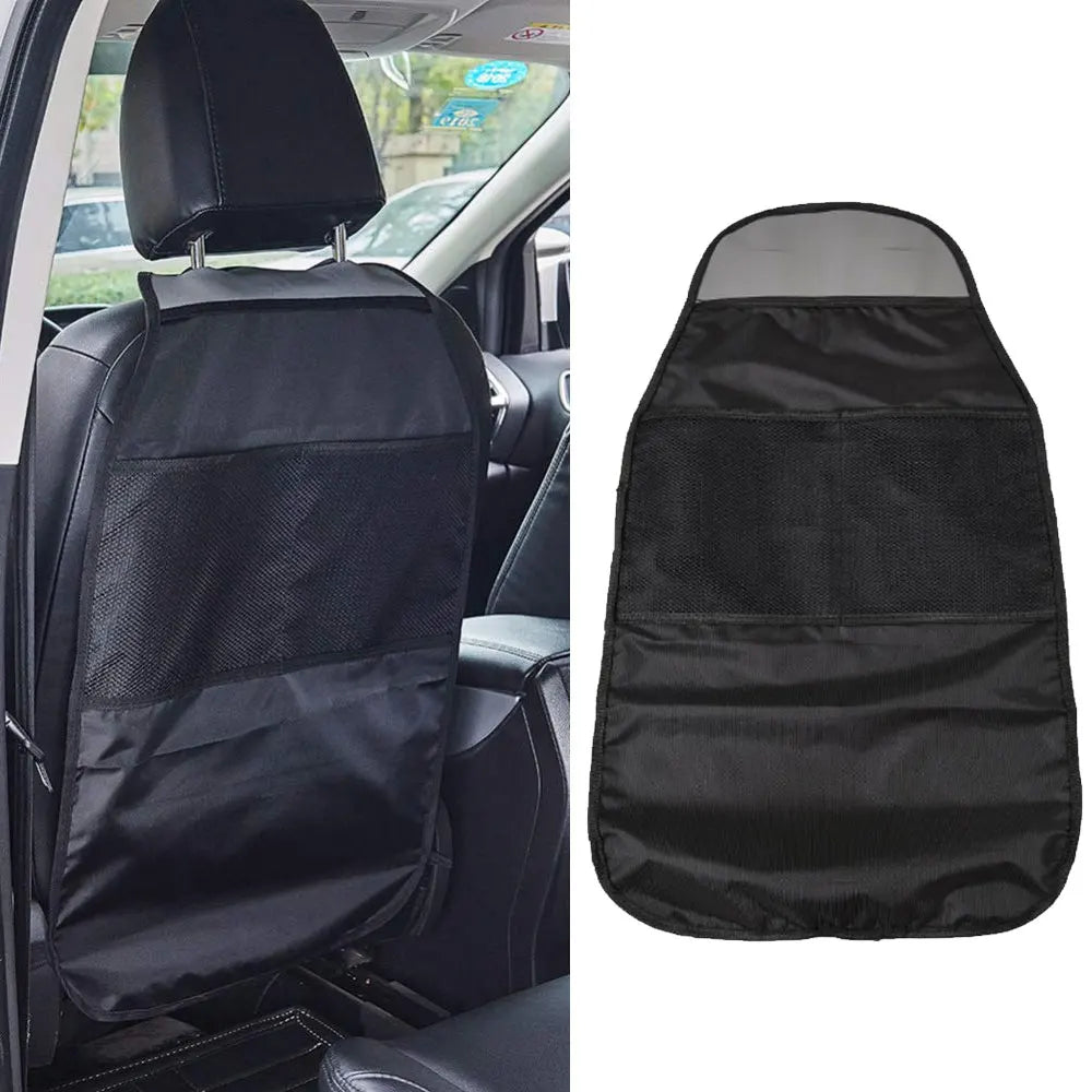 Car Seat Back Protector with Storage Kids Anti-Kick Mat